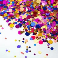 Színes köröm konfetti 06 – díszítő glitter műkörömhöz és gél lakkhoz