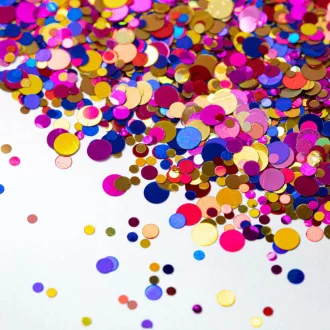 Színes köröm konfetti 06 – díszítő glitter műkörömhöz és gél lakkhoz