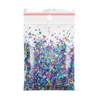 Színes köröm konfetti 08 – díszítő glitter műkörömhöz és gél lakkhoz