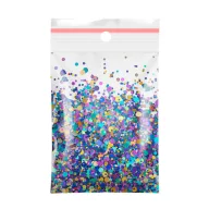Színes köröm konfetti 08 – díszítő glitter műkörömhöz és gél lakkhoz
