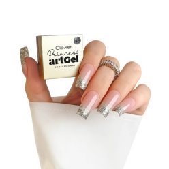 Art Gél Princess - Cinderella ezüst glitter zselé letisztult körmökhöz