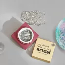 Art Gél Princess - Cinderella ezüst glitter zselé letisztult körmökhöz