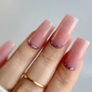 Art Gél Princess - Rapunzel rózsaszínes glitter zselé romantikus, elegáns körmökhöz