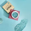 Art Gél Princess - Ariel türkiz glitter zselé csillogó körmökhöz