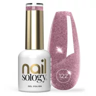 NailSology® Princess Pink Nr. 122 rózsaszín reflektív géllakk – romantikus csillogás