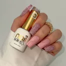 NailSology® Princess Pink Nr. 122 rózsaszín reflektív géllakk – romantikus csillogás