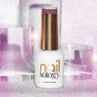 NailSology® Hight End Pink Nr. 125 bordós reflektív géllakk – elegáns flash hatás