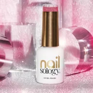 NailSology® Super Violet Nr. 127 ciklámen-lila reflektív géllakk – flash hatás