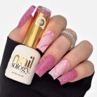 NailSology® Super Violet Nr. 127 ciklámen-lila reflektív géllakk – flash hatás