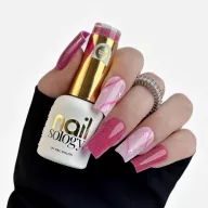 NailSology® Super Violet Nr. 127 ciklámen-lila reflektív géllakk – flash hatás