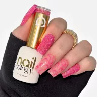 NailSology® Lambada Pink Nr. 129 pink reflektív géllakk – feltűnő ragyogás