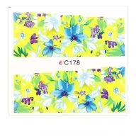 Akril hatású matrica 178#