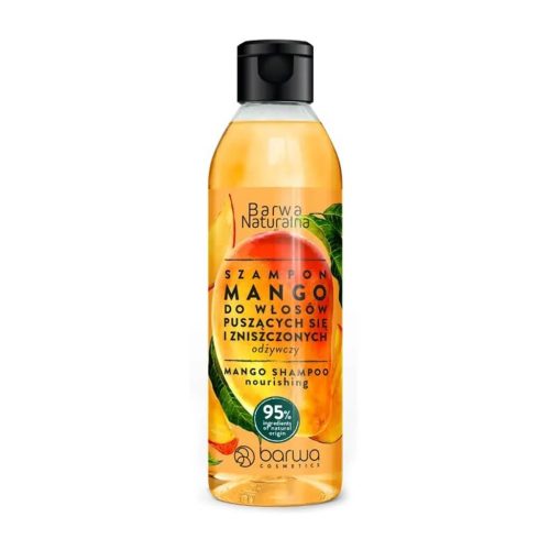 Barwa Natural mangós sampon – hidratáló táplálás göndör hajra