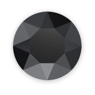 Jet kristály díszítő kövek tégelyben, SS10