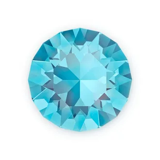 Aquamarine kristály díszítő kövek tégelyben, SS5