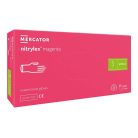 Púdermentes Nitril Kesztyű Magenta S – latexmentes, rózsaszín védőkesztyű