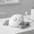 Marathon Drill 3 körömcsiszoló gép - Saeyang H200 fejegység, Twist-Lock, lábpedál, fehér kivitel