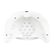 GLOW UV/LED lámpa 168W Gold - 36 LED dióda, Dual LED technológia, fehér-arany kivitel