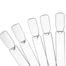 Átlátszó bemutató tip készlet – clear díszítő tip műköröm színek és minták bemutatásához