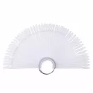 Átlátszó bemutató tip készlet – clear díszítő tip műköröm színek és minták bemutatásához