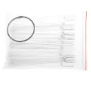 Átlátszó bemutató tip készlet – clear díszítő tip műköröm színek és minták bemutatásához