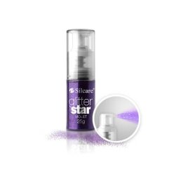 Glitter Star Spray 25g, Violet