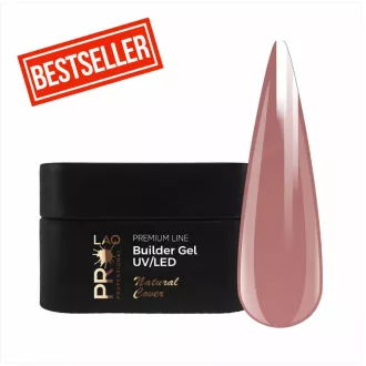   PRO-LAQ Premium Line - Egyfázisú Építő Zselé - Natural Cover 20g