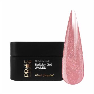 PRO-LAQ Premium Line egyfázisú építő zselé Pink Crystal 20g