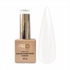PRO-LAQ Premium Line – Színes Erősítő Alap – Milky White - Természetes hatású, savmentes köröm erősítő alap.