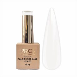PRO-LAQ Premium Line – Színes Erősítő Alap – Milky White - Természetes hatású, savmentes köröm erősítő alap.