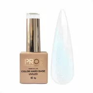 PRO-LAQ Premium Line színes erősítő alap Milky White Shimmer - természetes hatású köröm erősítéshez