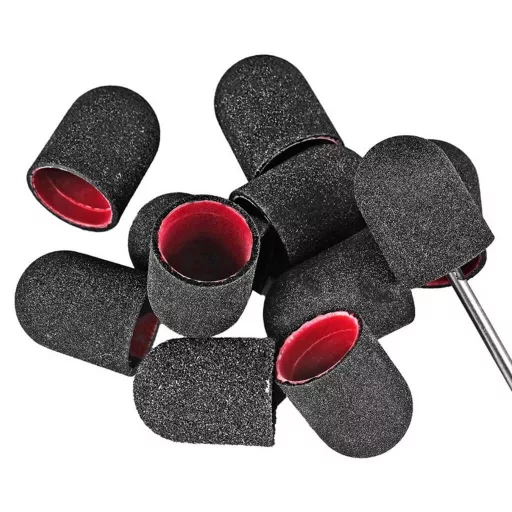 Medisterill PodoCaps 13mm/180# 10db – öntisztító finom csiszolósapka bőrkeményedés eltávolításhoz