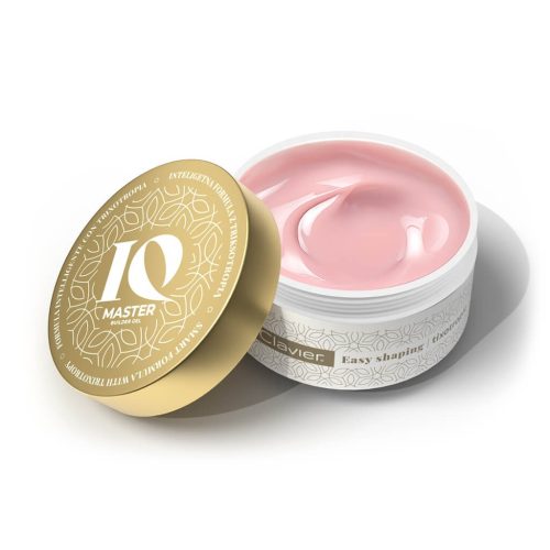 Clavier IQ MASTER tixotróp építőzselé Natural 15g – profi műköröm építéshez