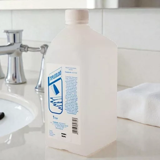 Tip és gél lakk leoldó 1 liter – illatmentes, hatékony műköröm eltávolító folyadék
