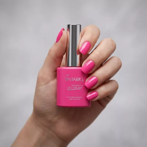 Sintario Géllakk 37 – élénk pink árnyalat, HEMA mentes, 10ml