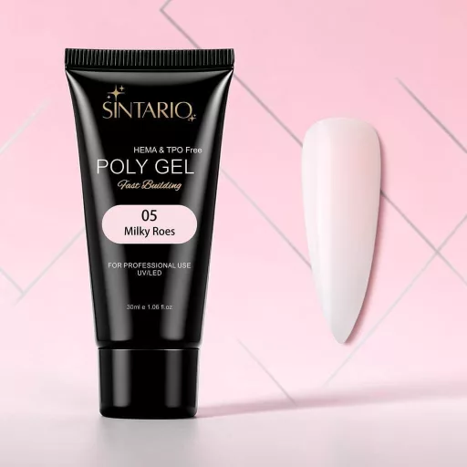 Sintario Polygél Milky Rose - HEMA és TPO mentes halvány tejes-rózsaszín