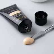 Sintario Polygél Cream Shimmer – HEMA mentes, krémes elefántcsont-vaníliaszín sűrű csillámos akrilzselé, 30ml tubus