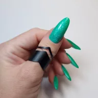 Candy Nail Gél Candy Mint HEMA Free zöld fehér szemcsés díszítő zselé