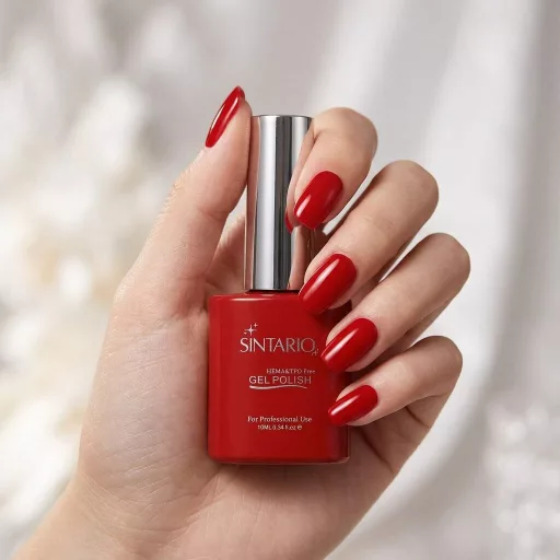 Sintario Géllakk 42 – ferrari piros árnyalat, HEMA mentes, 10ml
