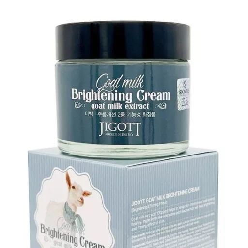 JIGOTT Kecsketejes Világosító Arckrém – Goat Milk