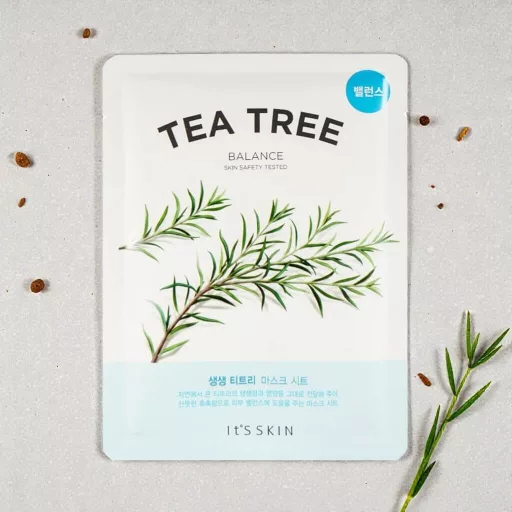 It’s Skin The Fresh teafás fátyolmaszk teafaolajjal pórustisztításra és faggyúkontrollra
