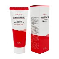 JIGOTT Vita Solution 12 éjszakai feszesítő arcmaszk homoktövissel és kollagénnel