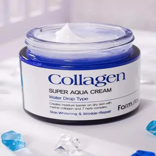 FarmStay Kollagénes Hidratáló Krém – Super Aqua Cream