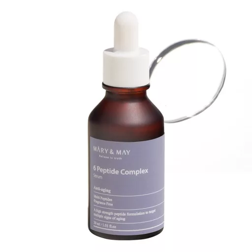 Mary & May 6 Peptid Complex Szérum – koreai bőrfeszesítő szérum