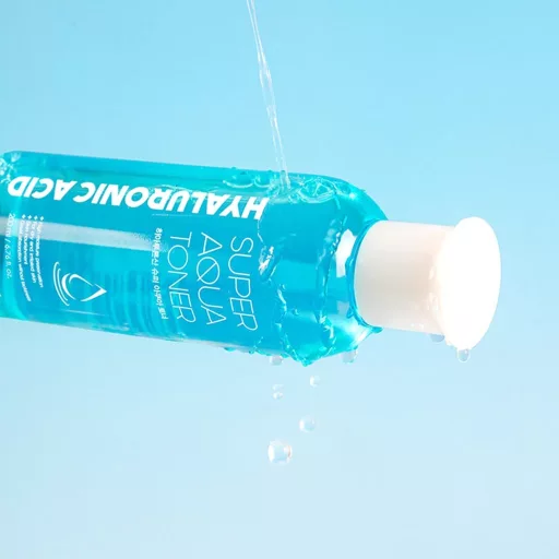 FarmStay Hyaluronsavas hidratáló arctoner – Super Aqua Toner, 5-féle hialuronsavval, niacinamiddal