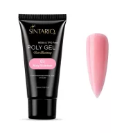 Sintario Polygél Rosy Shimmer – HEMA mentes, klasszikus rózsaszín finom csillámos akrilzselé, 30ml tubus