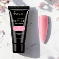 Sintario Polygél Rosy Shimmer – HEMA mentes, klasszikus rózsaszín finom csillámos akrilzselé, 30ml tubus