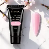 Sintario Polygél Petal Shimmer – pasztell rózsaszín HEMA mentes polygél