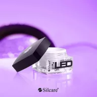 Silcare High Light LED Violet Építőzselé 4g – kompakt kiszerelés, 30mp kötés UV-szűrő lila formula