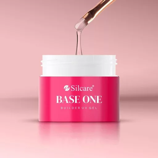 Silcare Base One Cover építőzselé 100g – természetes rózsaszín building gel